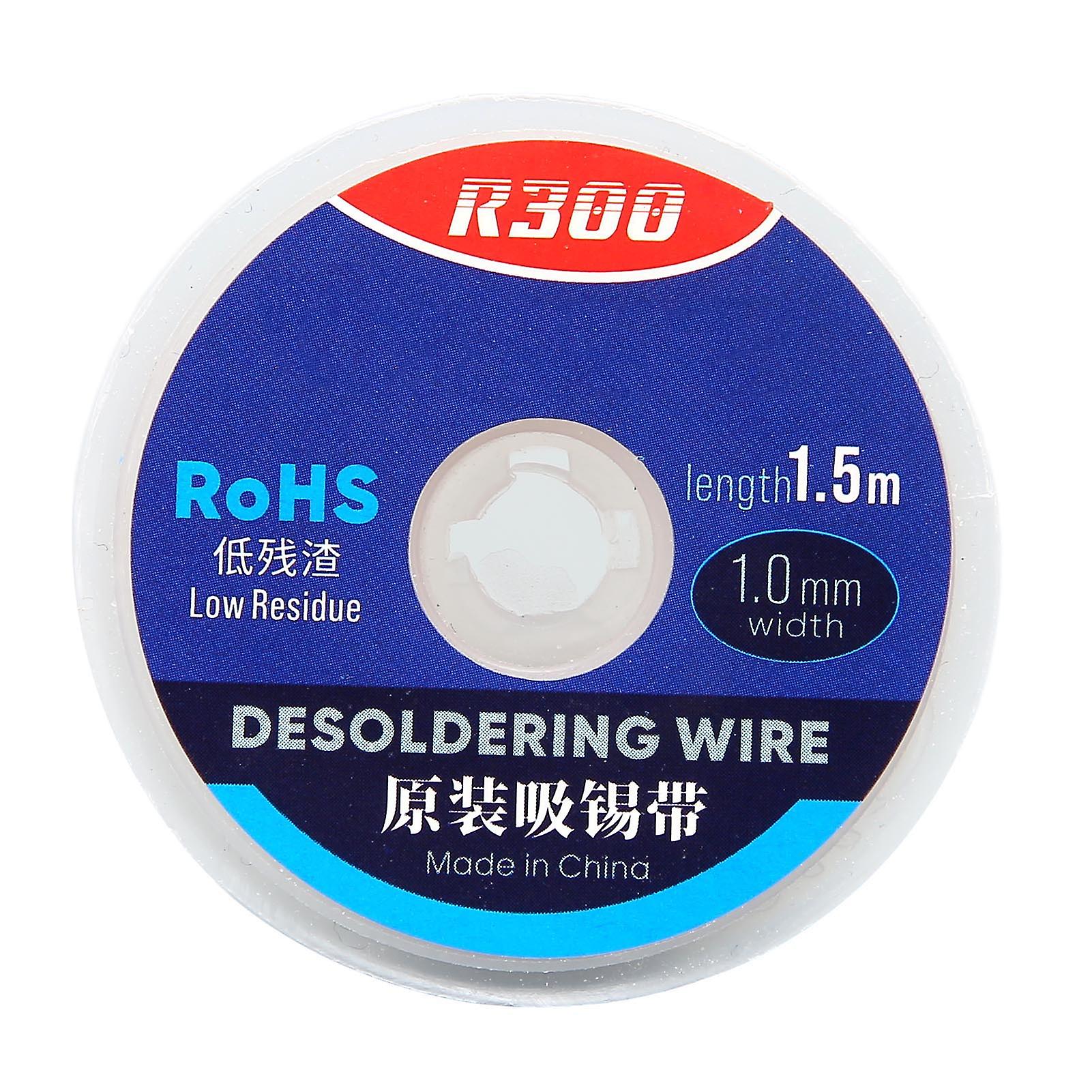 Desoldering Wire Fast Heat Conduction Powerful Cleaning Environmental Copper Solder Wick for Electronic PCB Board 1.5M1mm