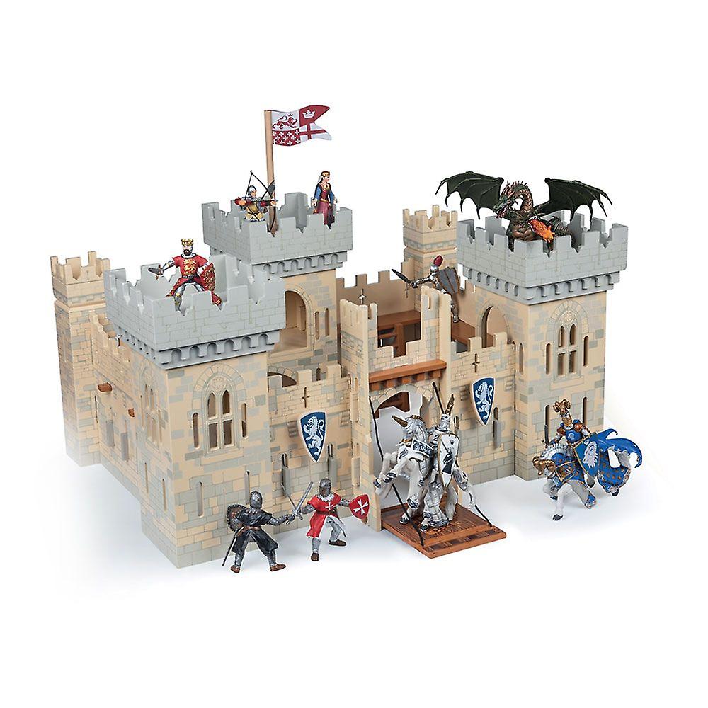 Papo fantasy world weapon master castle toy playset, 3 years or above, multi-colour
