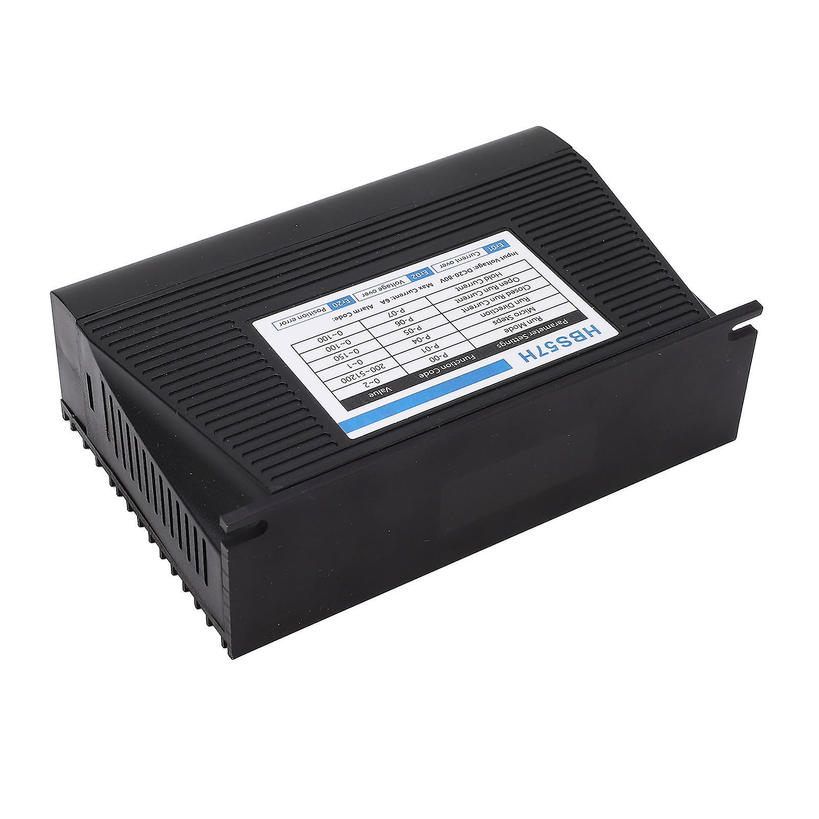 HBS57H Stappenmotor Driver 20-80V 6A Closed Loop Black Shell