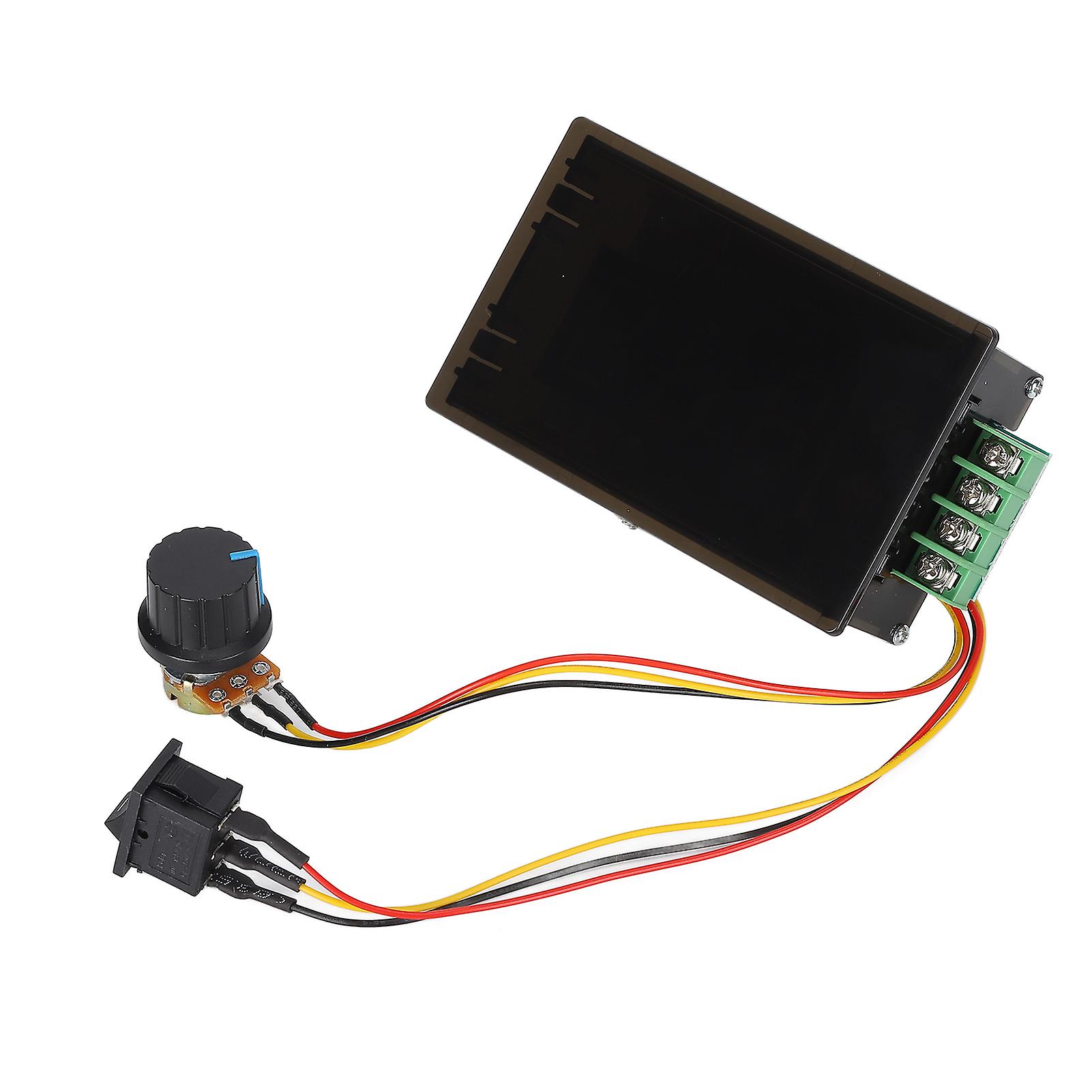 DC6 - 60V 20A PWM Motor Speed Controller: Stepless Regulator with CW CCW Button Switch (ES3)