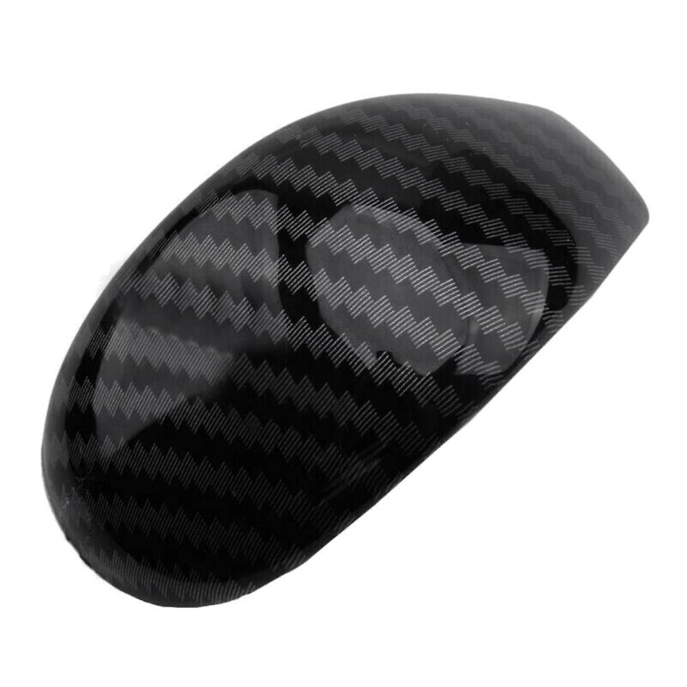 Carbon Fiber Central Console Gear Shift Knob Trim Shift Lever Cover for Teana Altima 2013-2018 Deco