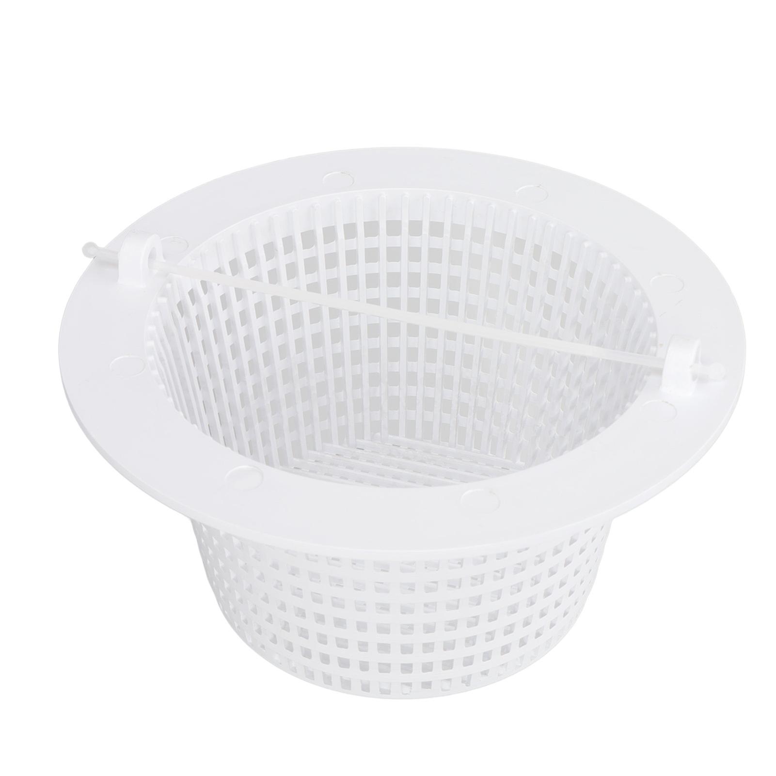 Above Ground Pool Skimmer, High-Density Mesh Skimmer Basket for Efficient Debris Collection, Pool Filter Basket with Handle, Direct Installation &