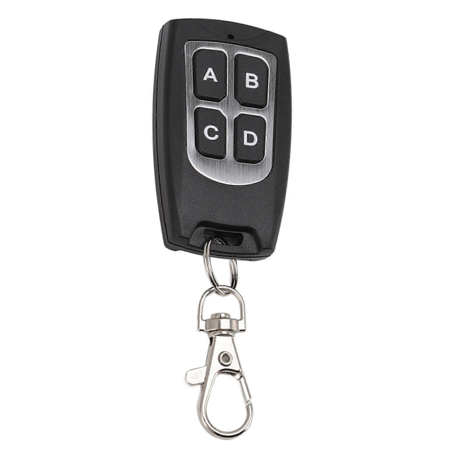 Remote Control Wireless 4 Button with With Key Chain 433Mhz Ultrathin Waterproof Remote Control Switch for Home