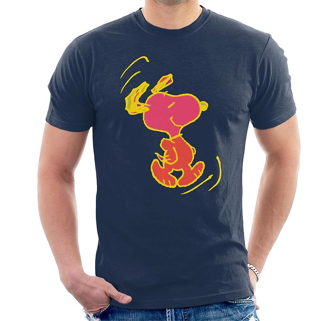 Peanuts Snoopy Colourful Sketch Men's T-Shirt