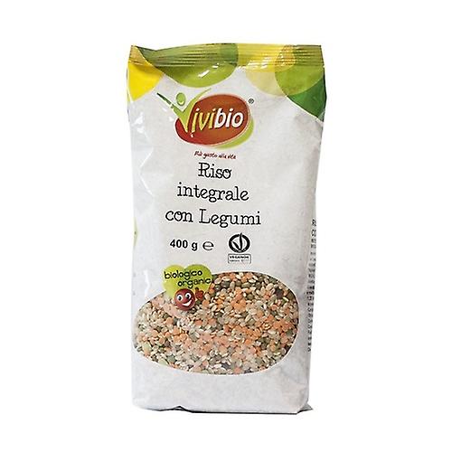 Brown rice with legumes 400 g
