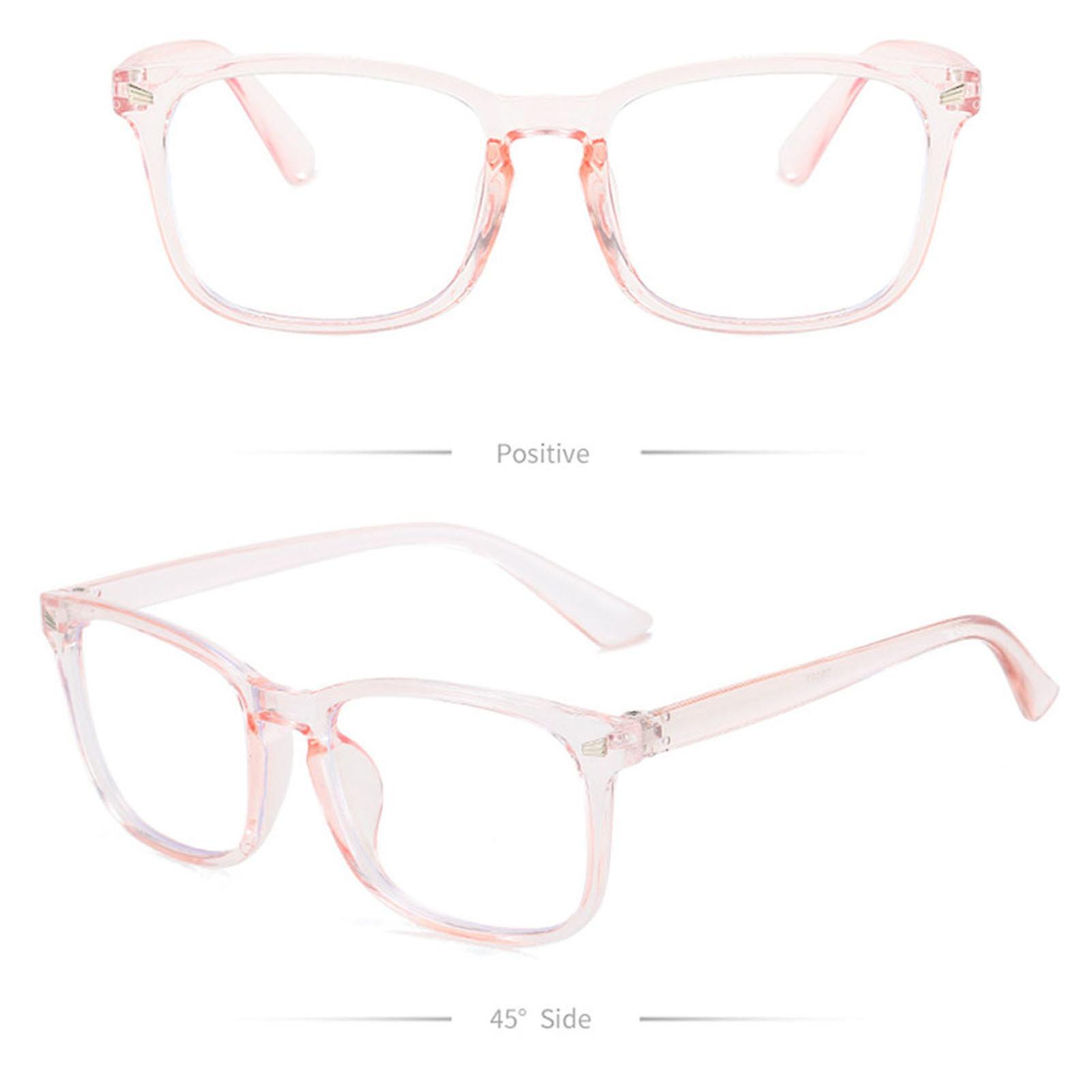 Vintage Rectangular Rim Computer Glasses for Unisex Blue Light Blocking Eyeglass