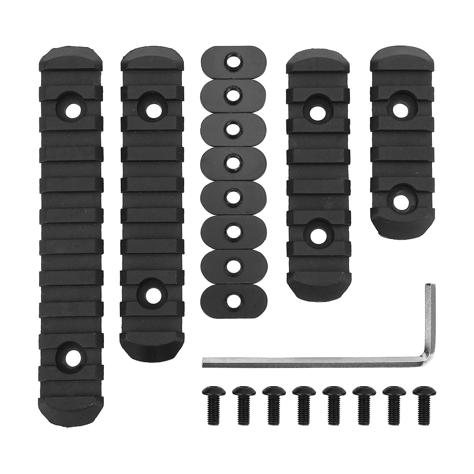 Polymer Picatinny Rail Sections Lightweight Rail Accessory Set for MOE Handguard Hunting Accessories EX254