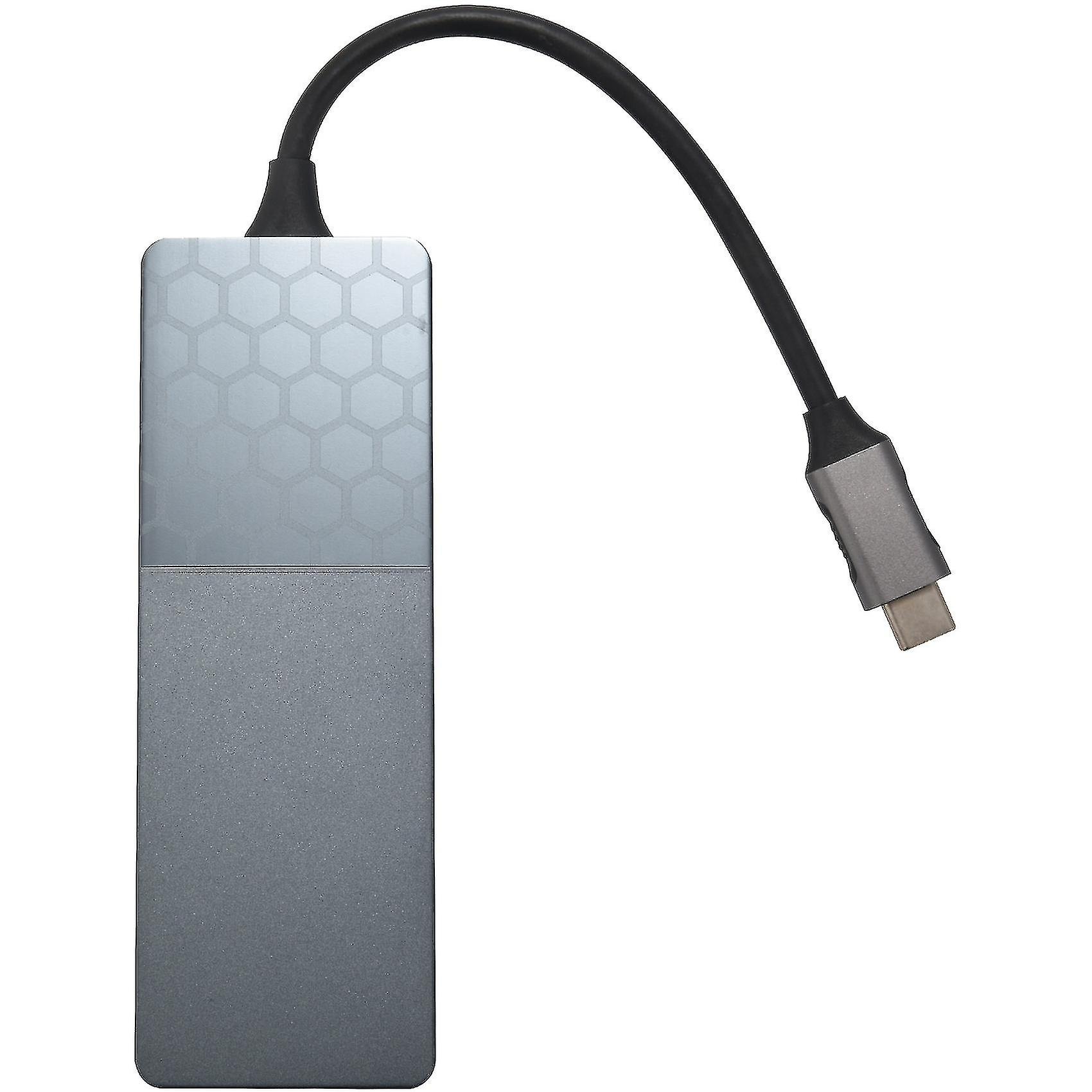 Usb C Hub Type-c Docking Station 7 In 1 4k For Ipad Pro 2018/macbook