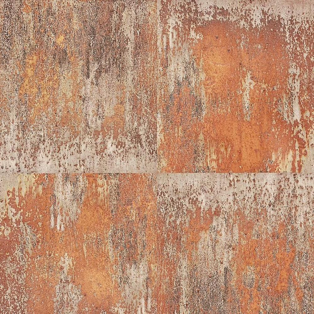 Rusty Panel Industrial Wallpaper