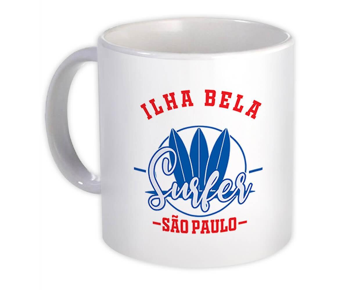 Gift Mug: Ilha Bela Brasil Surfer