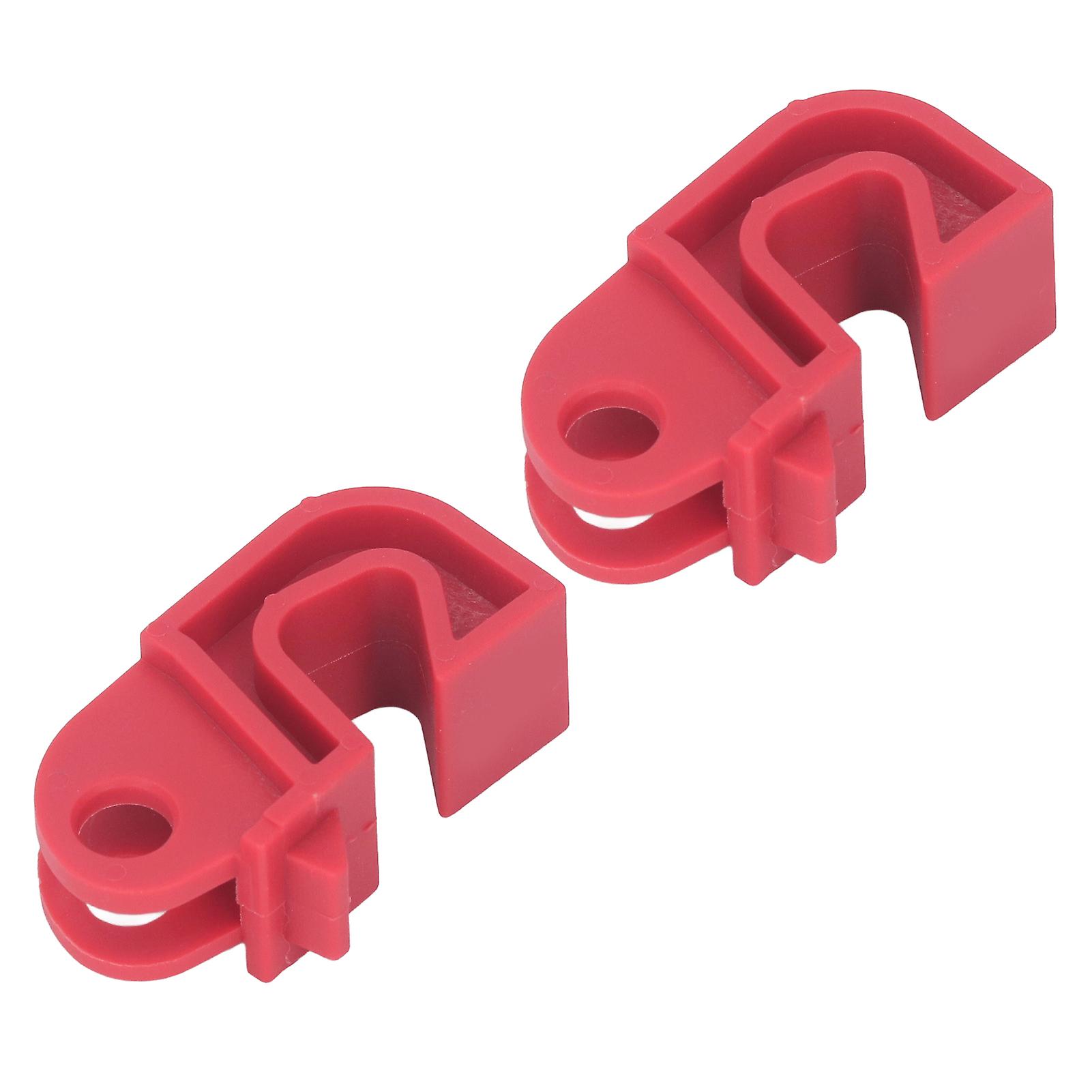 2Pcs Universal Circuit Breaker Lockout Device ABS Clamp-On Safety