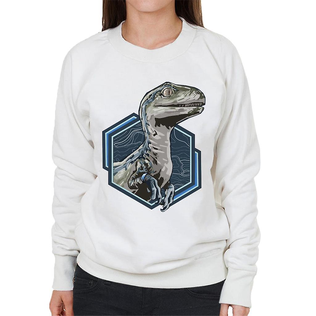 Jurassic Park Blue Raptor Dames Sweatshirt