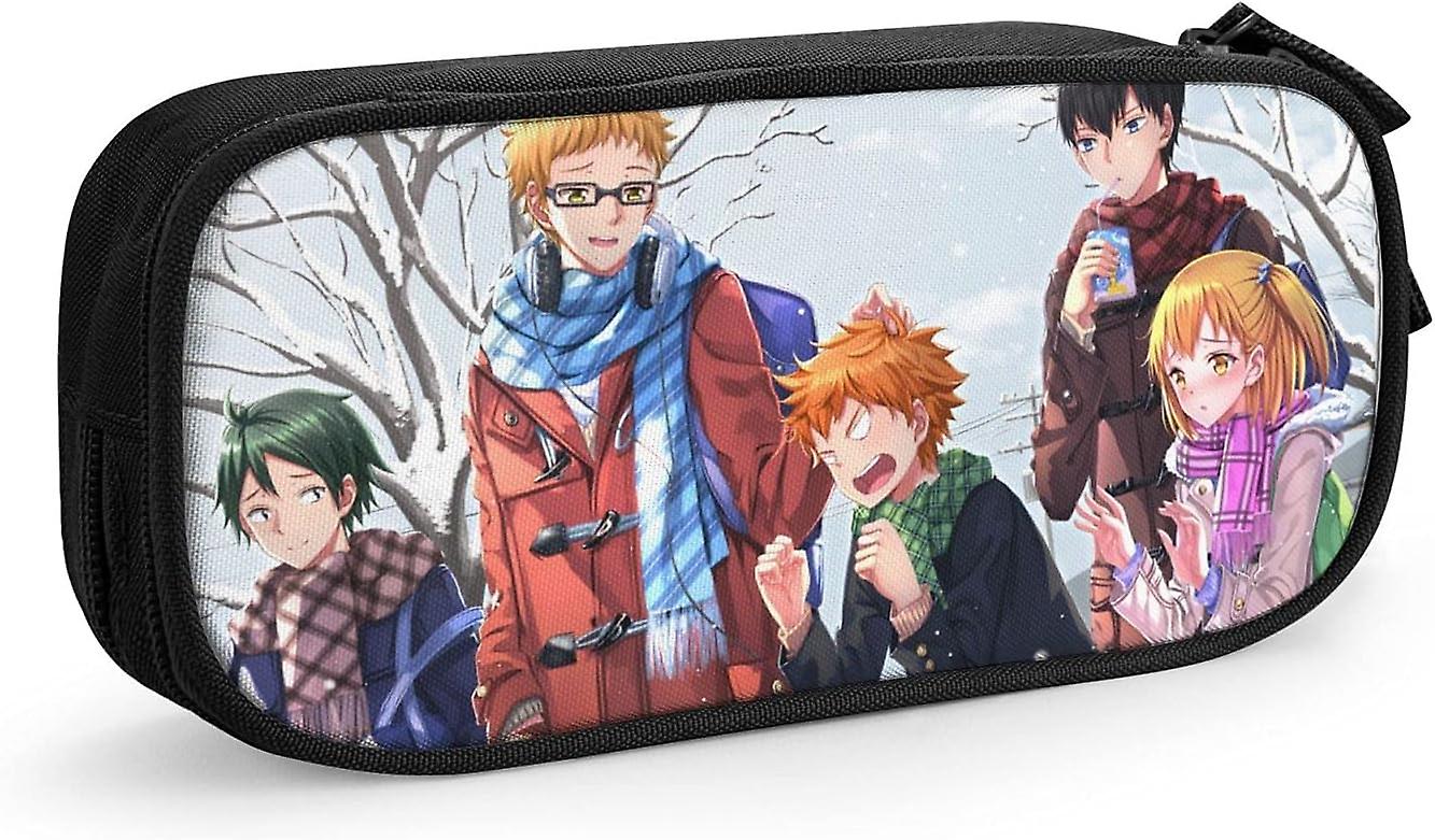 Haikyuu Anime Μολύβι Pencase Pencase Box για παιδιά Έφηβοι Μεγάλη χωρητικότητα Anime Φορητό Unisex Σχολείο Γραφείο Κολλέγιο Ενήλικες Καθημερινή θήκη αποθήκευσης SAOE00879