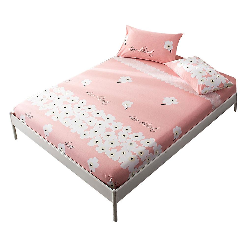 Drap-housse 100% coton doux confortable respirant (150 * 200cm)