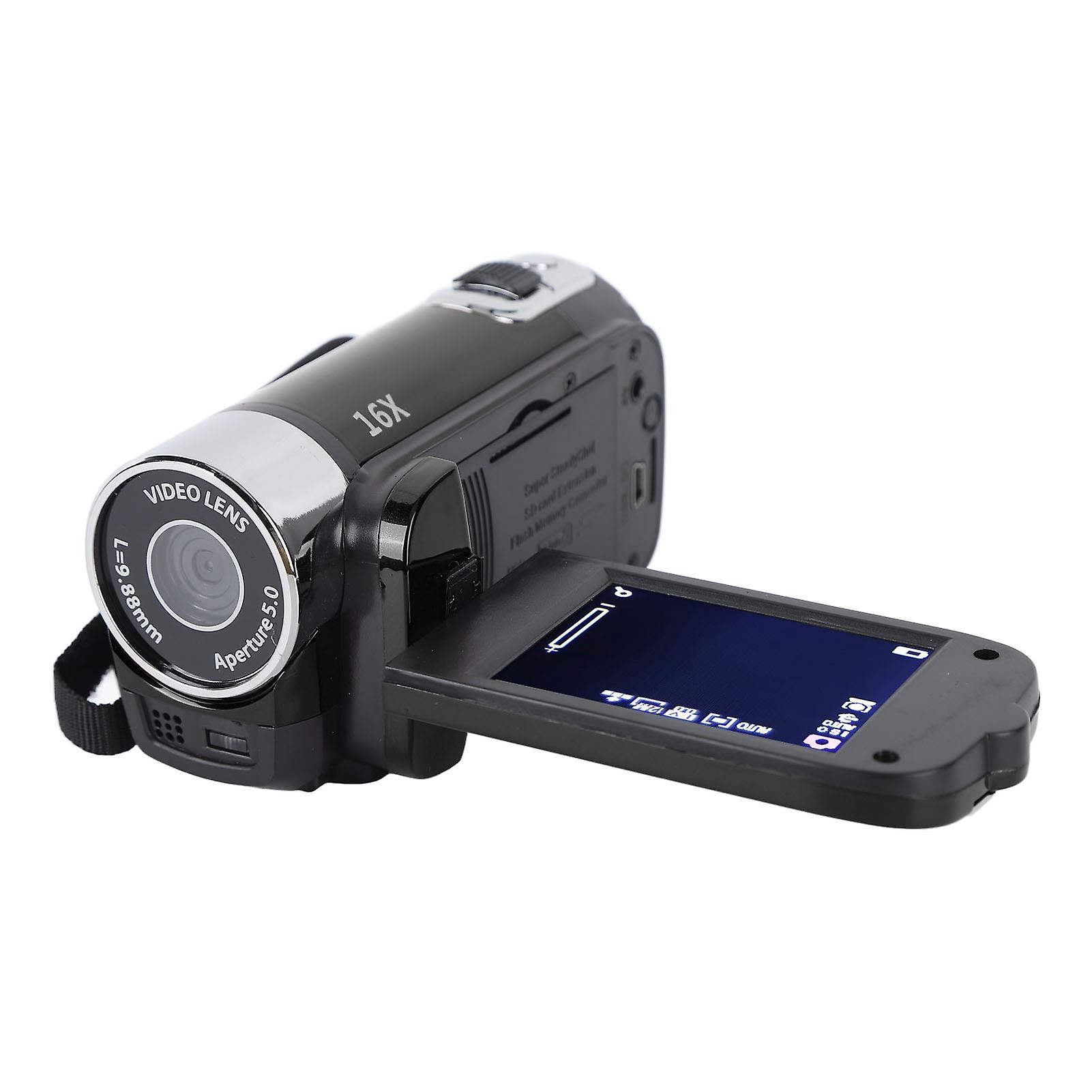 4K 48MP DV Camera 2.7in TFT Rotatable Screen 16x Digital Zoom Video Camera with USB Cable