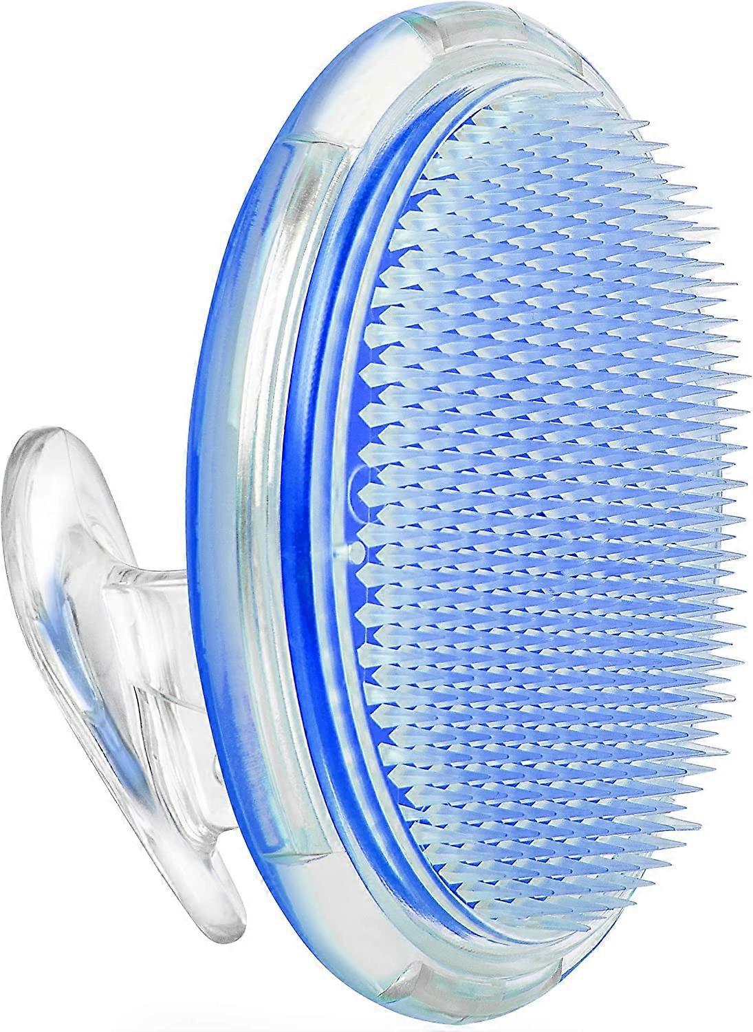 Body Brush, Body Scrub Brush, Use to Fight Ingrown Hairs and Pimples After Shaveblue