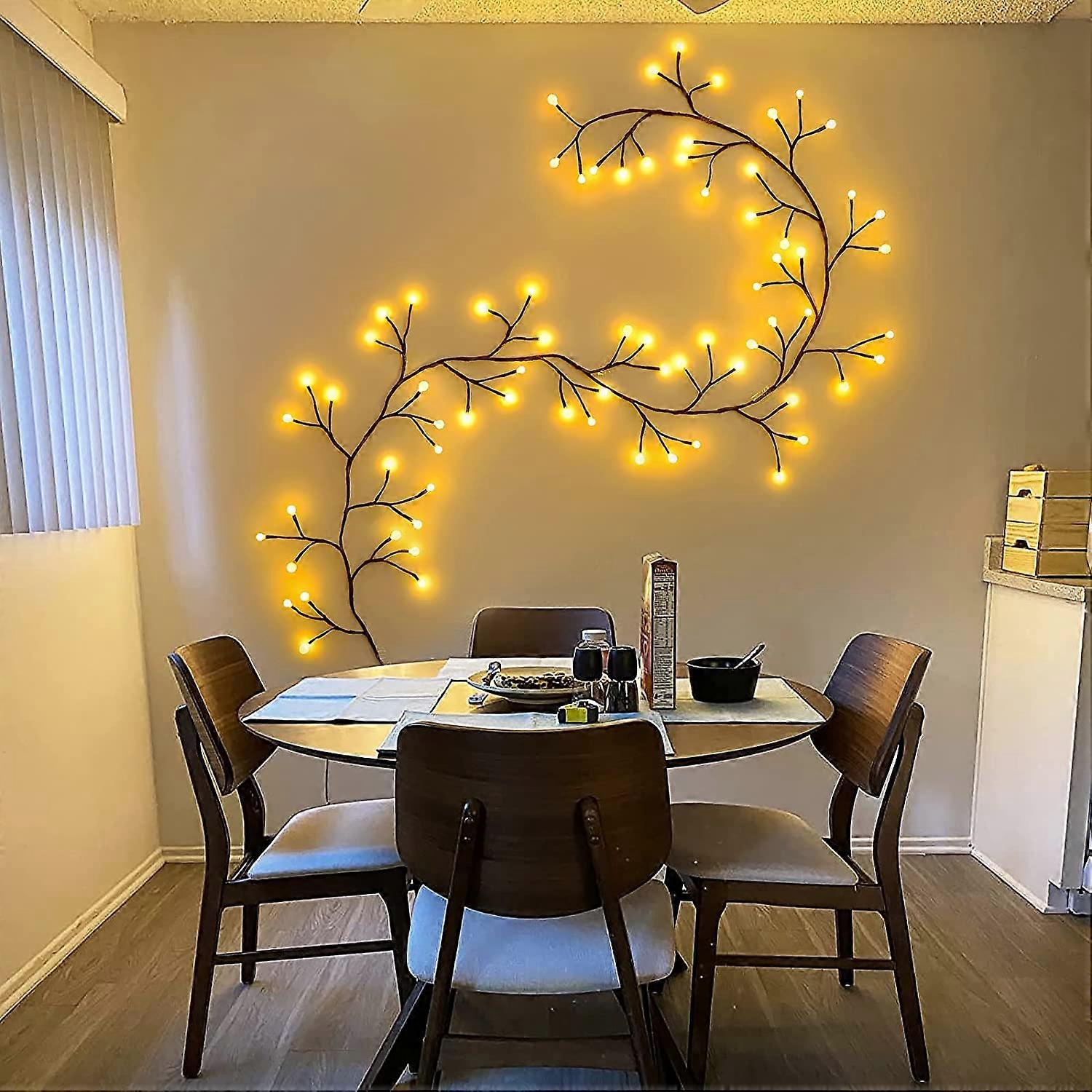 DIY Light Wall Decoration Home Decor 72 LED Light Ball
