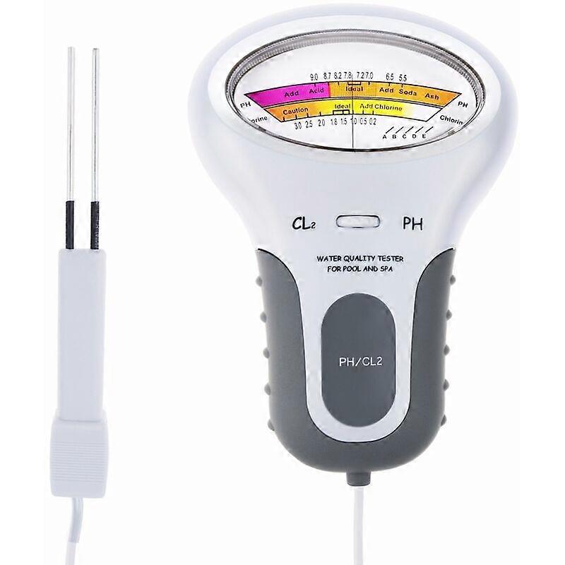 Quick Test High Accuracy Spa Water Quality Analyzer Solid CL2 Swimming Pool PH Tester For Testing Chlorine PH Swimming Pool Spa