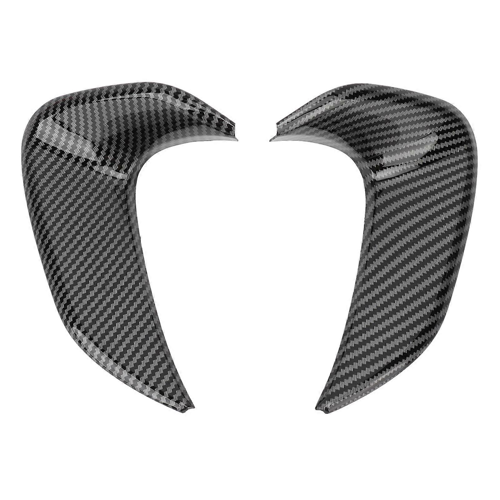2pcs Inner Door Handle Panel Trim Carbon Fiber Look Replacement for Yaris Cross 2020 2021 NO.77662