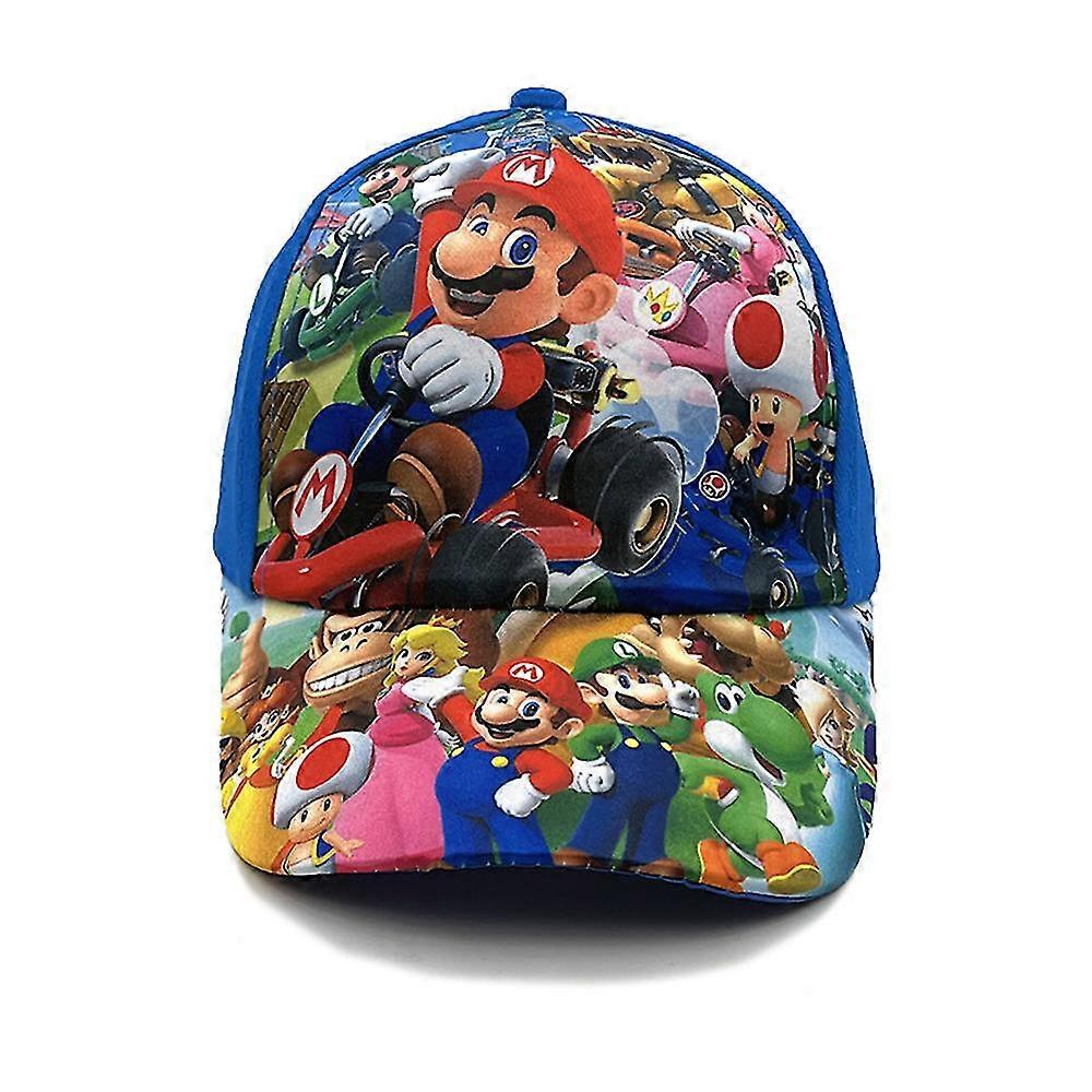 Mario 3d Print Kids Baseball Cap Barn Justerbar sporthatt för pojkar flickor