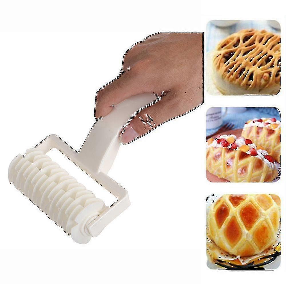 Baking Mold Pastry Lattice Roller Plastic Cutter Bakery Tool