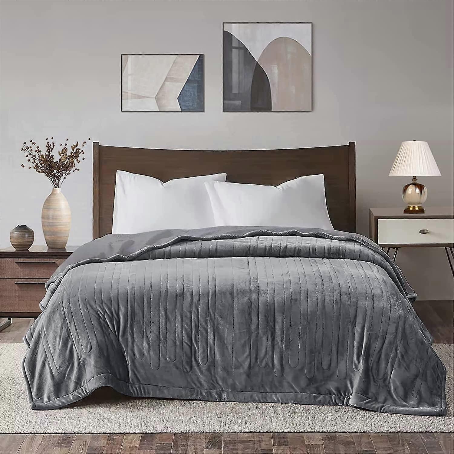 Flannel Blanket Game Controller Printing Soft and Comfortable Bed-Layer Blanket, Sofa Coverver - Easy to Care 135*200 CM