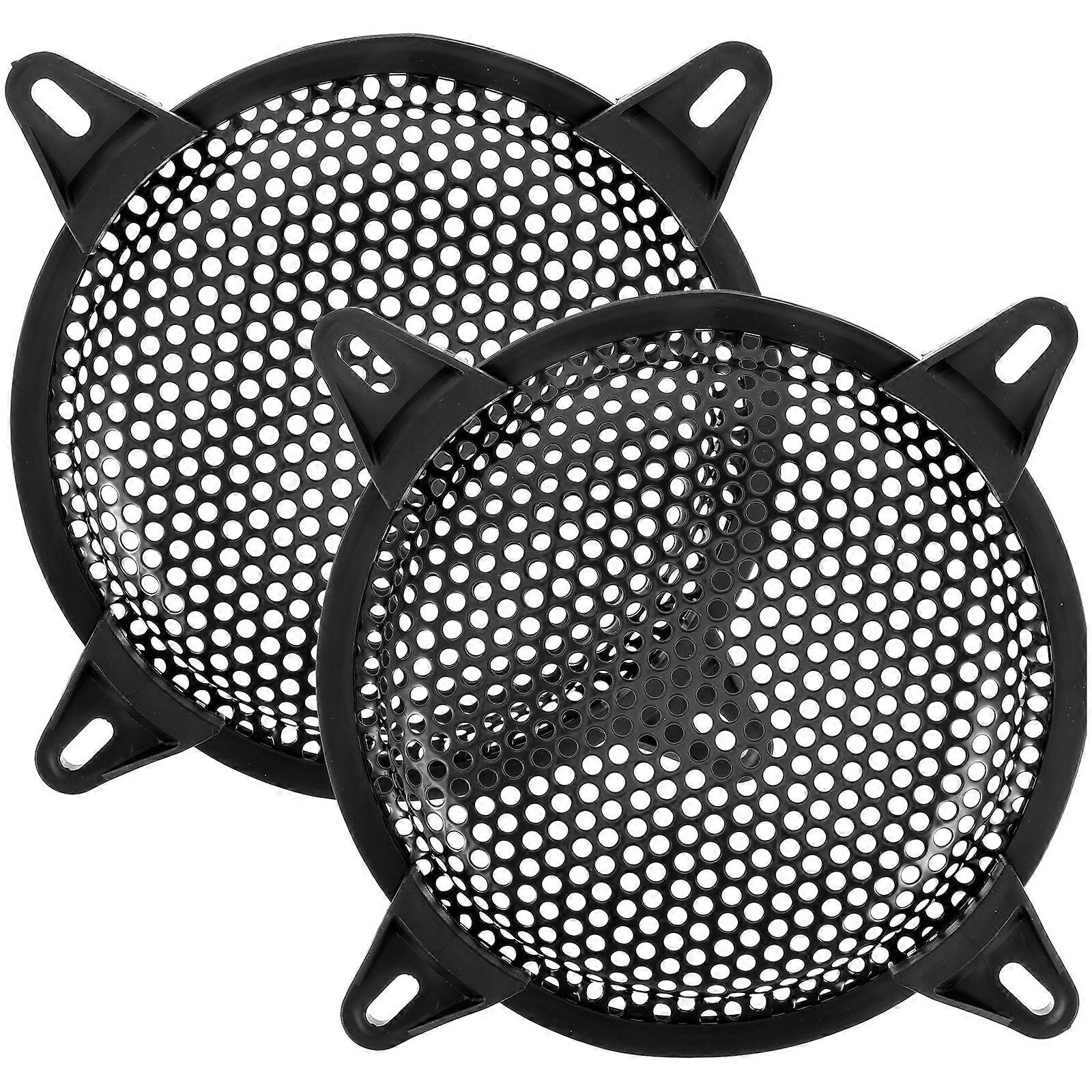 2pcs Car Speaker Grille Subwoofer Speaker Grill Car Speaker Cover Guard Speaker Accessories