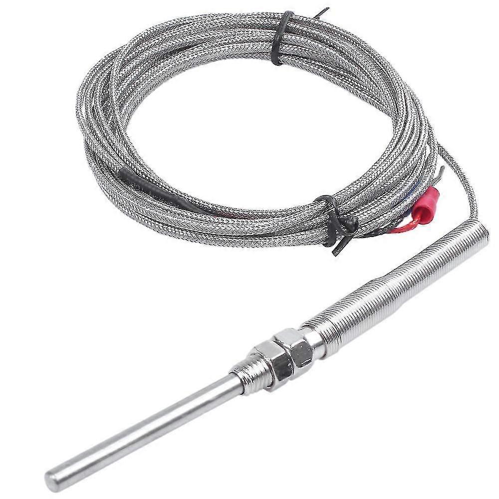 K Type 50x5mm 800c Probe Thermocouple Temperature Sensor Cable 9.8ft 3 Meters