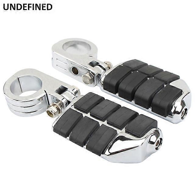 Motorcycle Pegs 38mm Highway Engine Guard Bar Mount Clamps Foot Pegs Footrest For Harley Suzuki Yamaha Cafe Racer Universal
