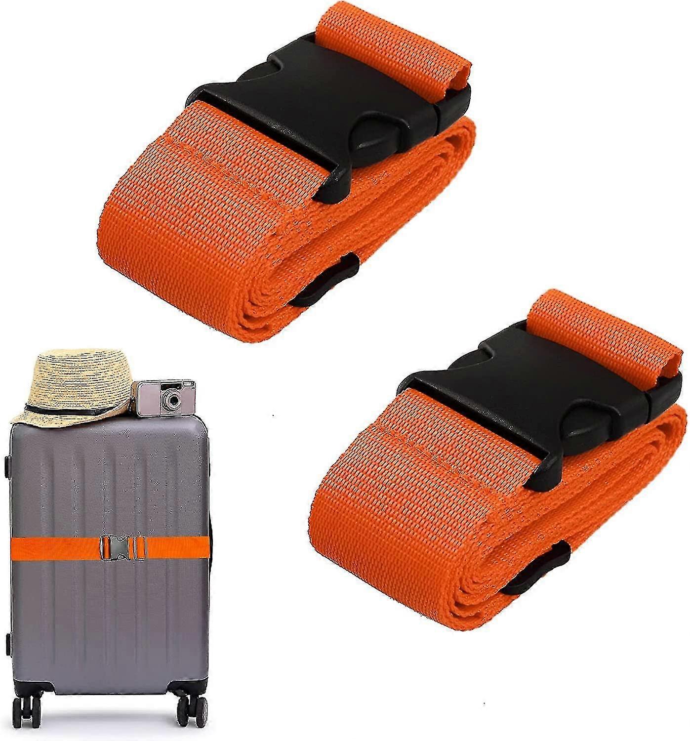 Luggage Suitcase Straps Set,travel Accessories Thickened Luggage Belt With Quick Release Buckle,adjustable Travel Luggage Straps