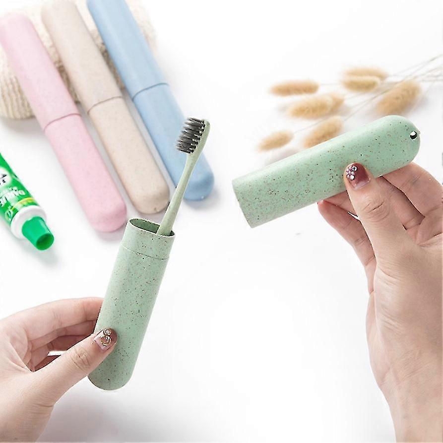 Wheatgrass Tandborste Box Grön