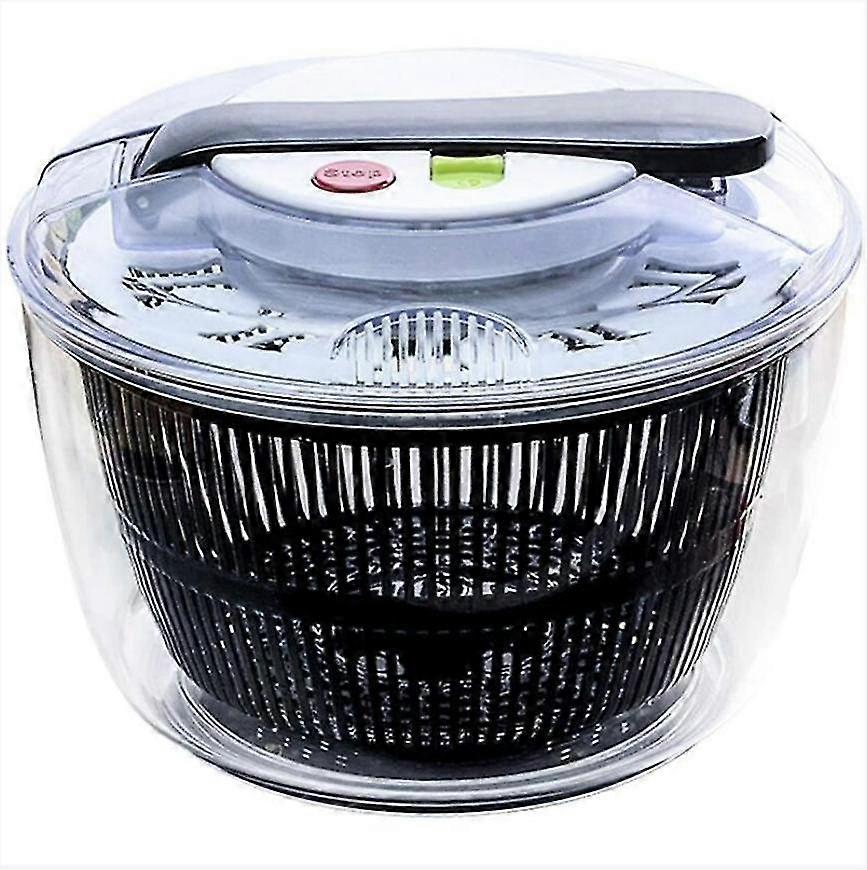 Salad Spinner, Large Fruit And Vegetable Dryer, Quick Dry Design Stop And Drain Lettuce With Ease For Tastier Salads And Faster Food Preparation