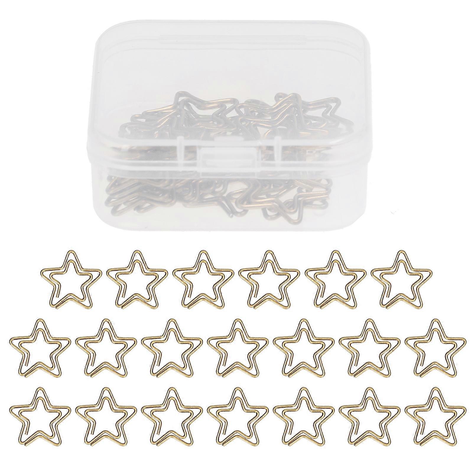 Paper Clips Rustproof Unfading Simple Unique Cute Lightweight Practical Mini Paper Clips for Office