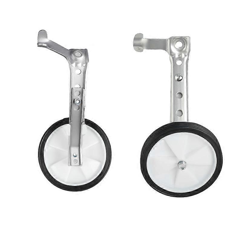 Estabilizadores de bicicleta adultos bicicleta variável velocidade variável Mtb Roda auxiliar 16 polegadas 24 polegadas bicicleta stroller acessórios1set-prata