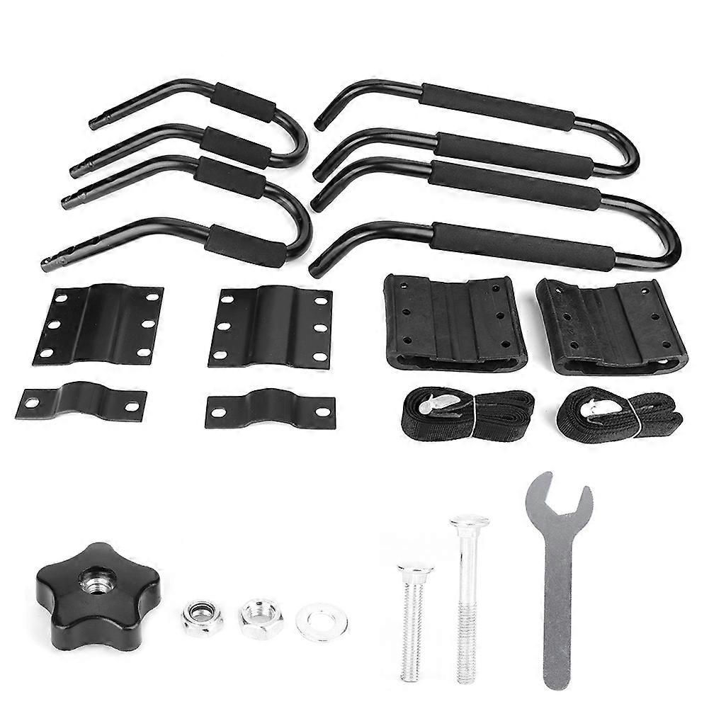 Kajak Träger Träger Set Kanu Boot Surf Ski Dach Top Mount Bar Rack Auto SUV Querstange