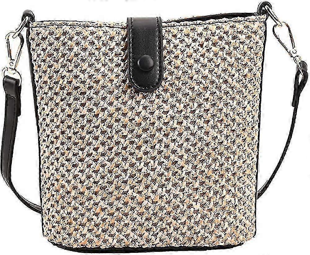 حقيبة القش حقيبة الشاطئ الصيفية لطيف المنسوجة يدويا Hobo المرأة حقيبة يد قابلة للتعديل حقيبة كروسبودي حقيبة عطلة سلة محفظة 2023_fs جيد