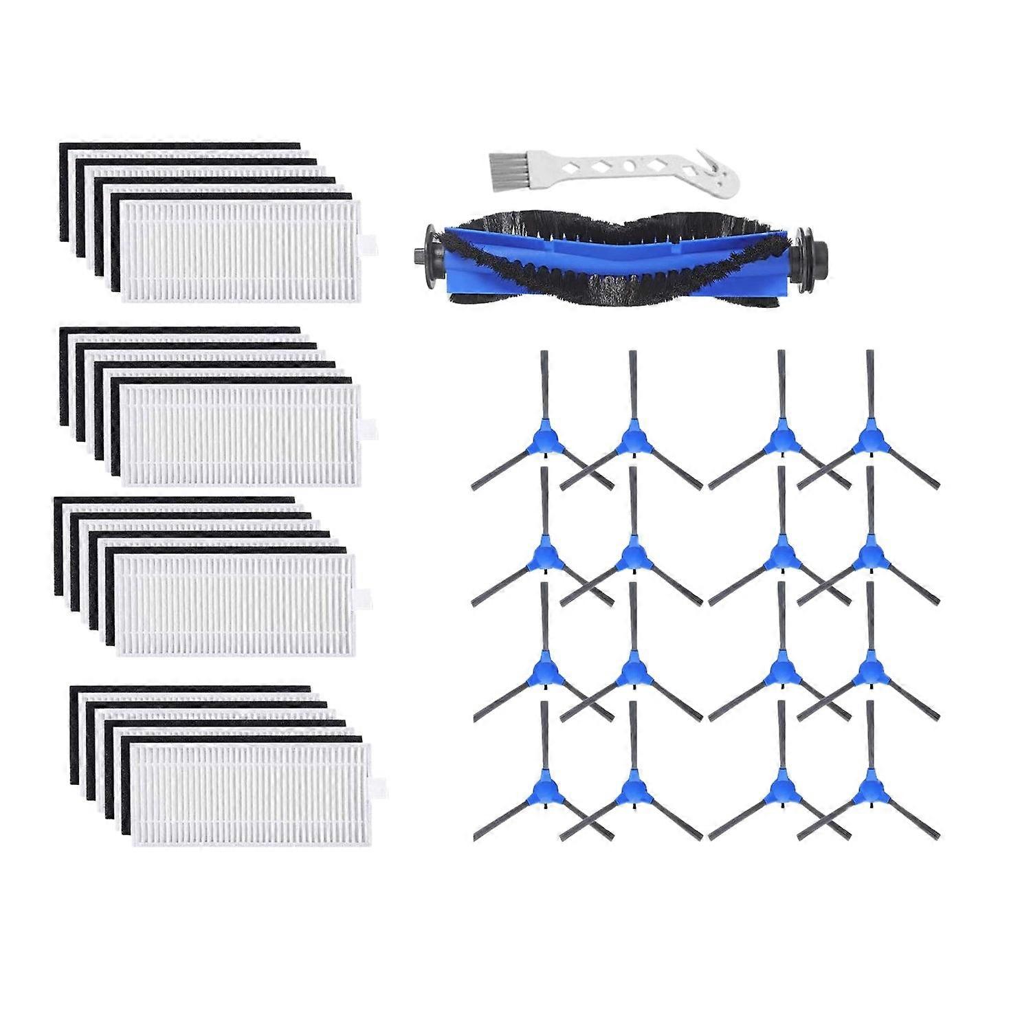 34 Pcs Kit for RoboVac 11S 30 30C 15C 12 35C Robotic Accessories Filter Side Brushes Main Brush