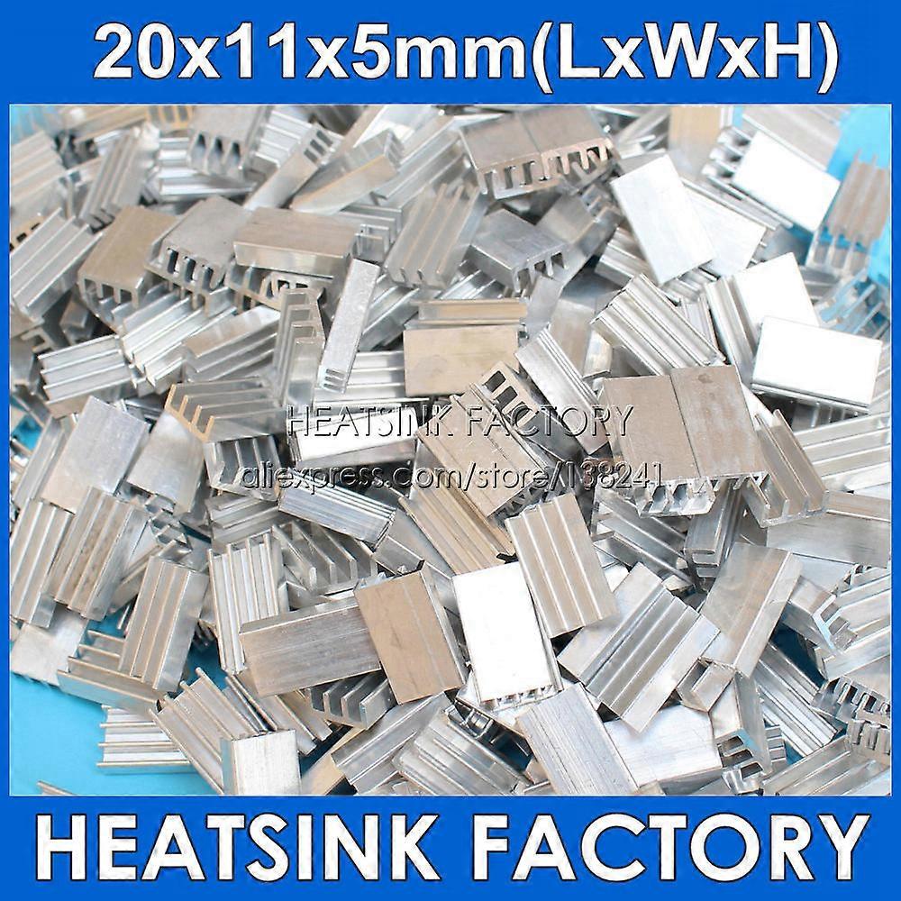20x11x5mm Chladicí příslušenství DIY Chladič CPU GPU IC Paměťový čip Hliníkový chladič Chladič Radiátor