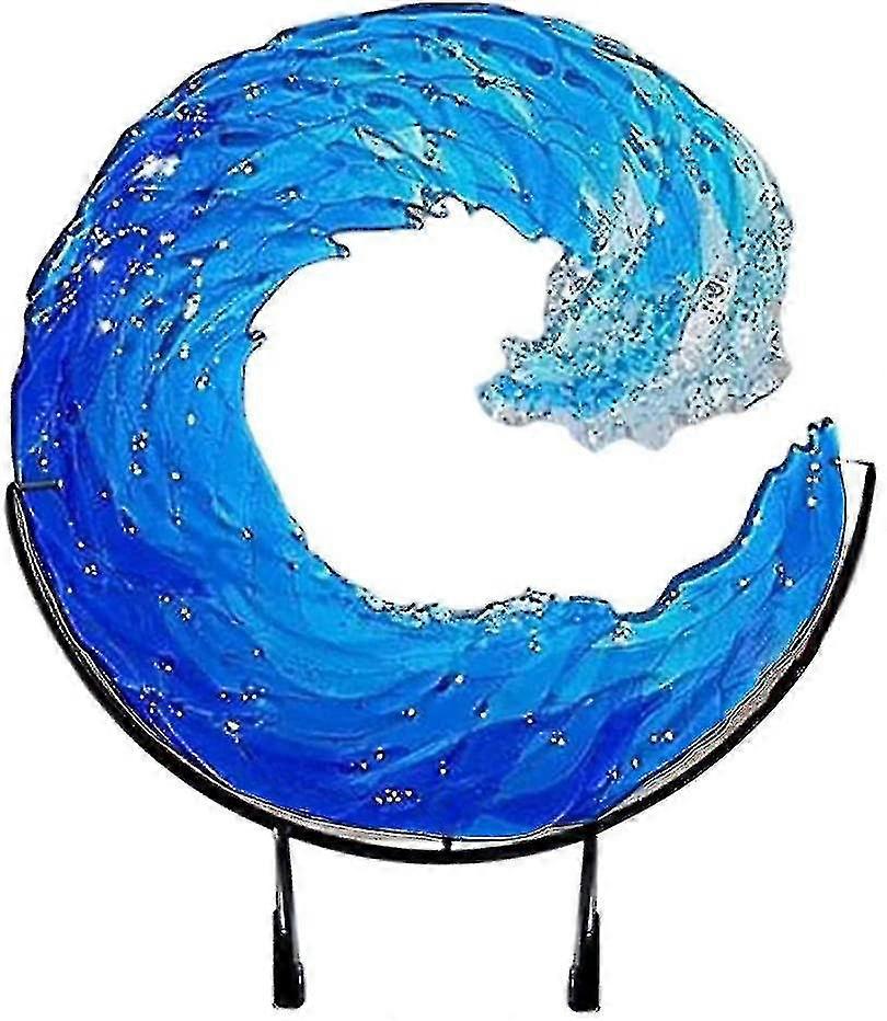 Ki Ocean Wave Sculpture Wave Art Model Decoration Table Decoration--