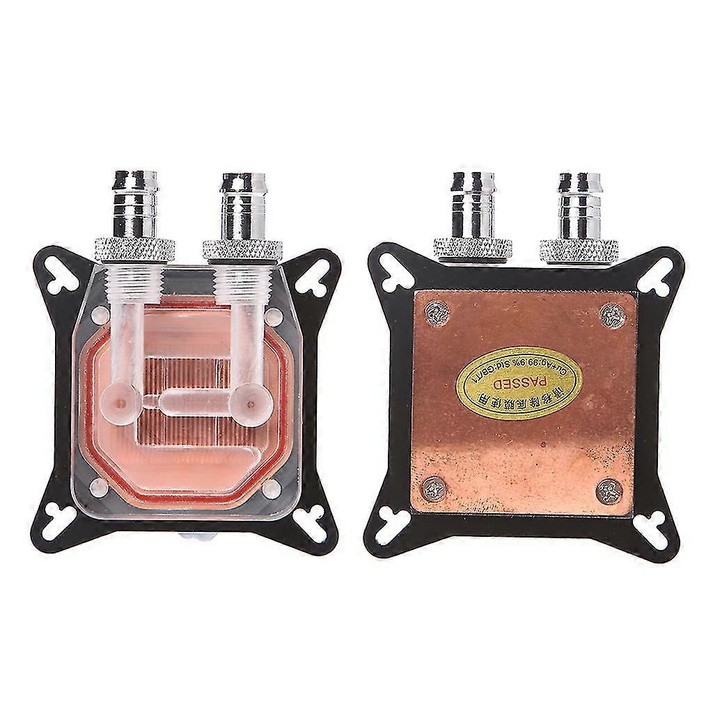 Gpu Water Block Cooling Double Channel Copper Cooler Compatible For Pc Graphics Radiator