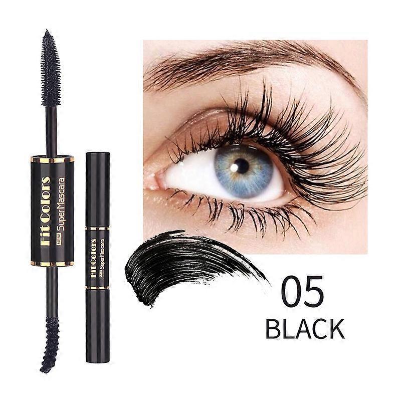 Double-ended Color Mascara - Waterproof Thick Curling Long-lasting Anti-sweat