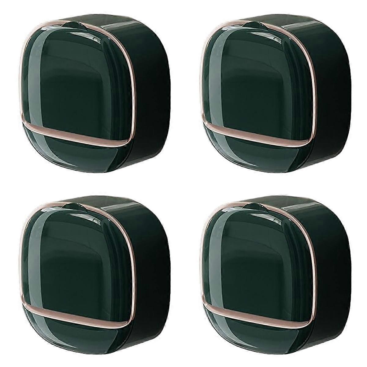 Luxury Soap Holder Soap Box with Drain Pan Soap Box with Lid Wall Mounted Drain Soap Box with Flip