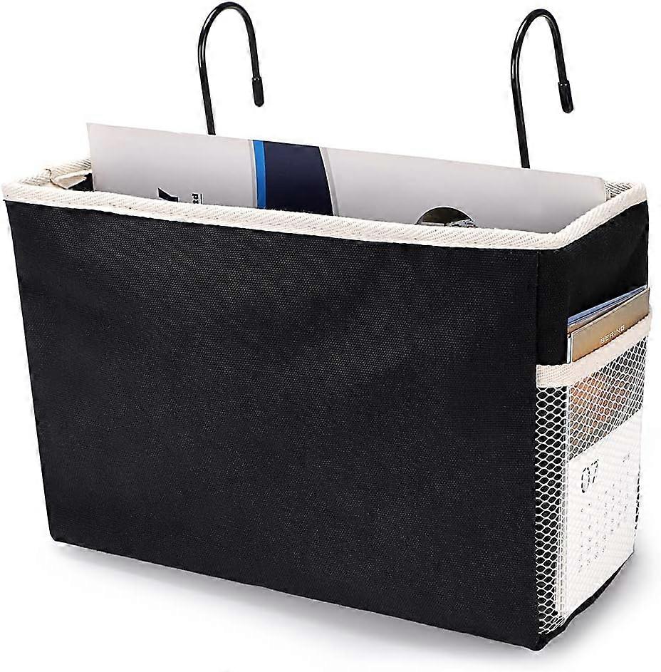 Hanging Storage Basket for Bed, Office, Home, School, Dorm, Black