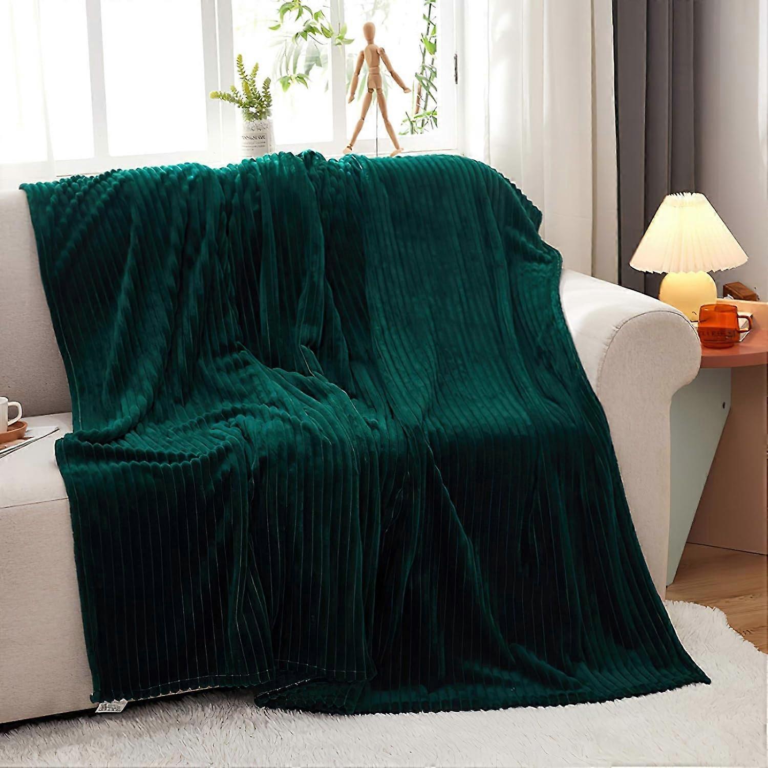 Soft and Warm Blanket, Reduce Stress, Improve Sleep Effect (Retro Green, 120cm  200cm)