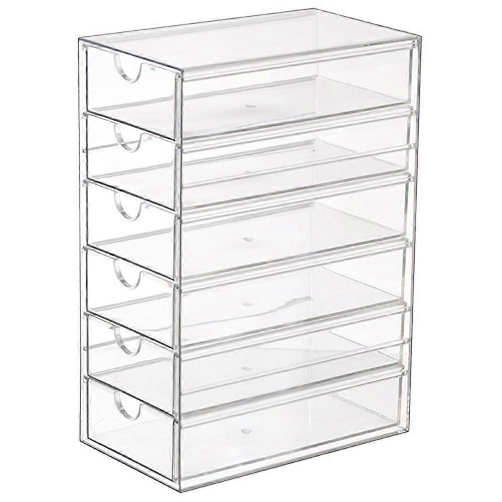 Desktop Drawer Organizer Multi-layer Transparent Storage Box Versatile Trinket Storage Holder