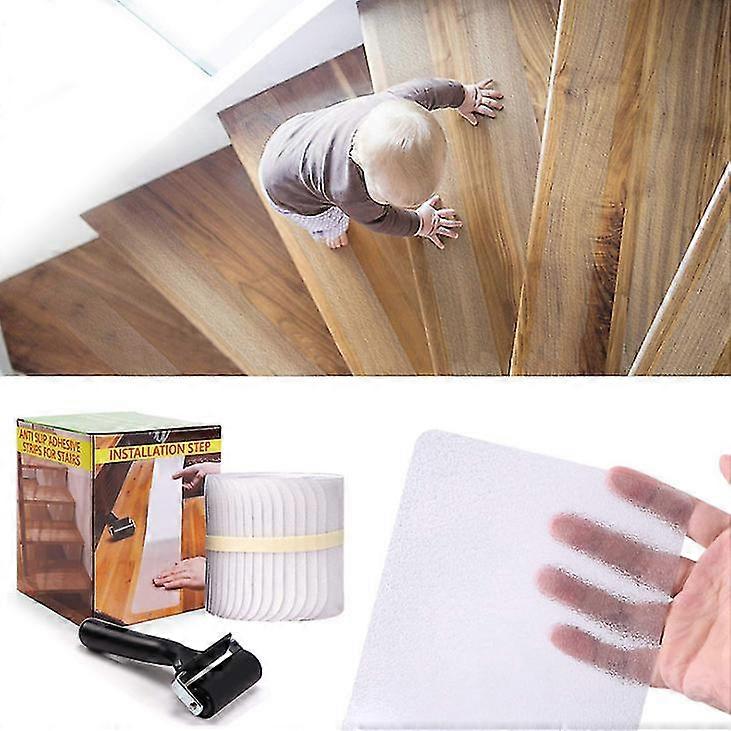 Anti Slip Self Adhesive Stair Treads Strips Tape Safety For Kids