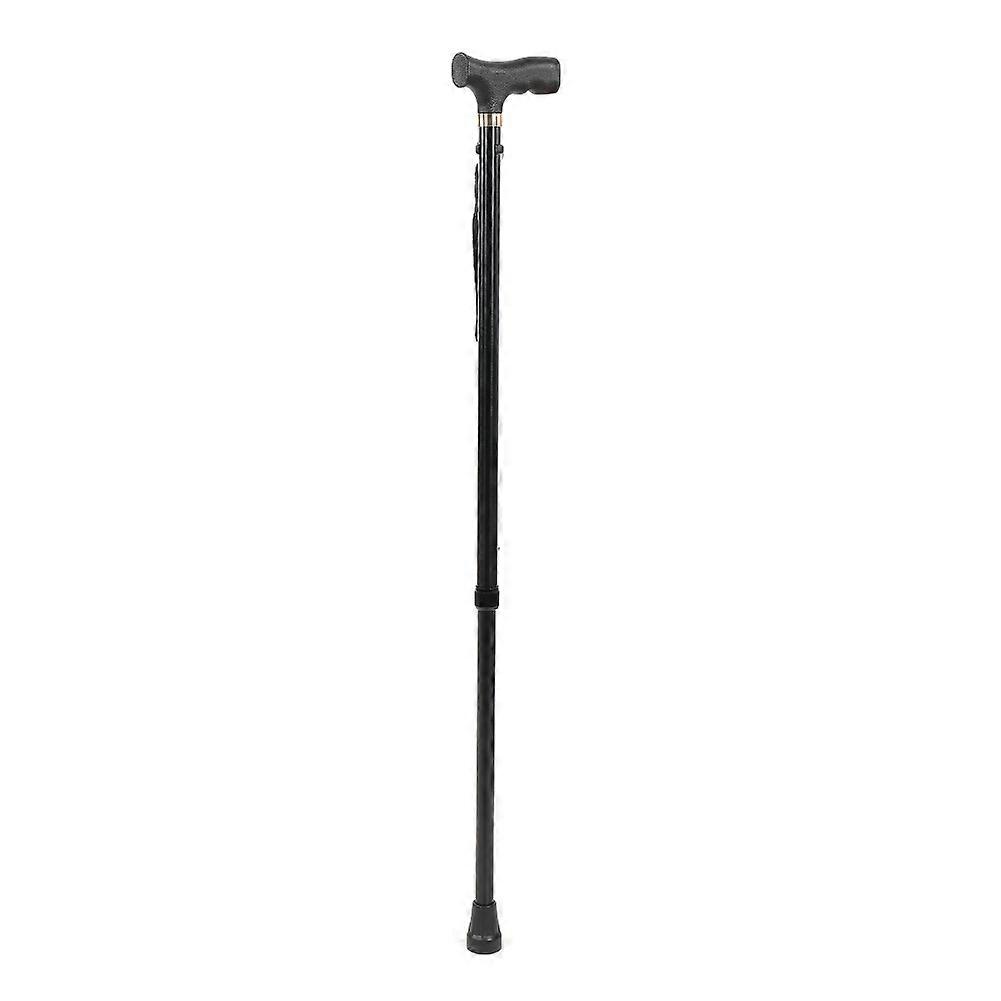Adjustable Folding Aluminum Alloy Cane Walking Stick Crutch for Elderly Mobility