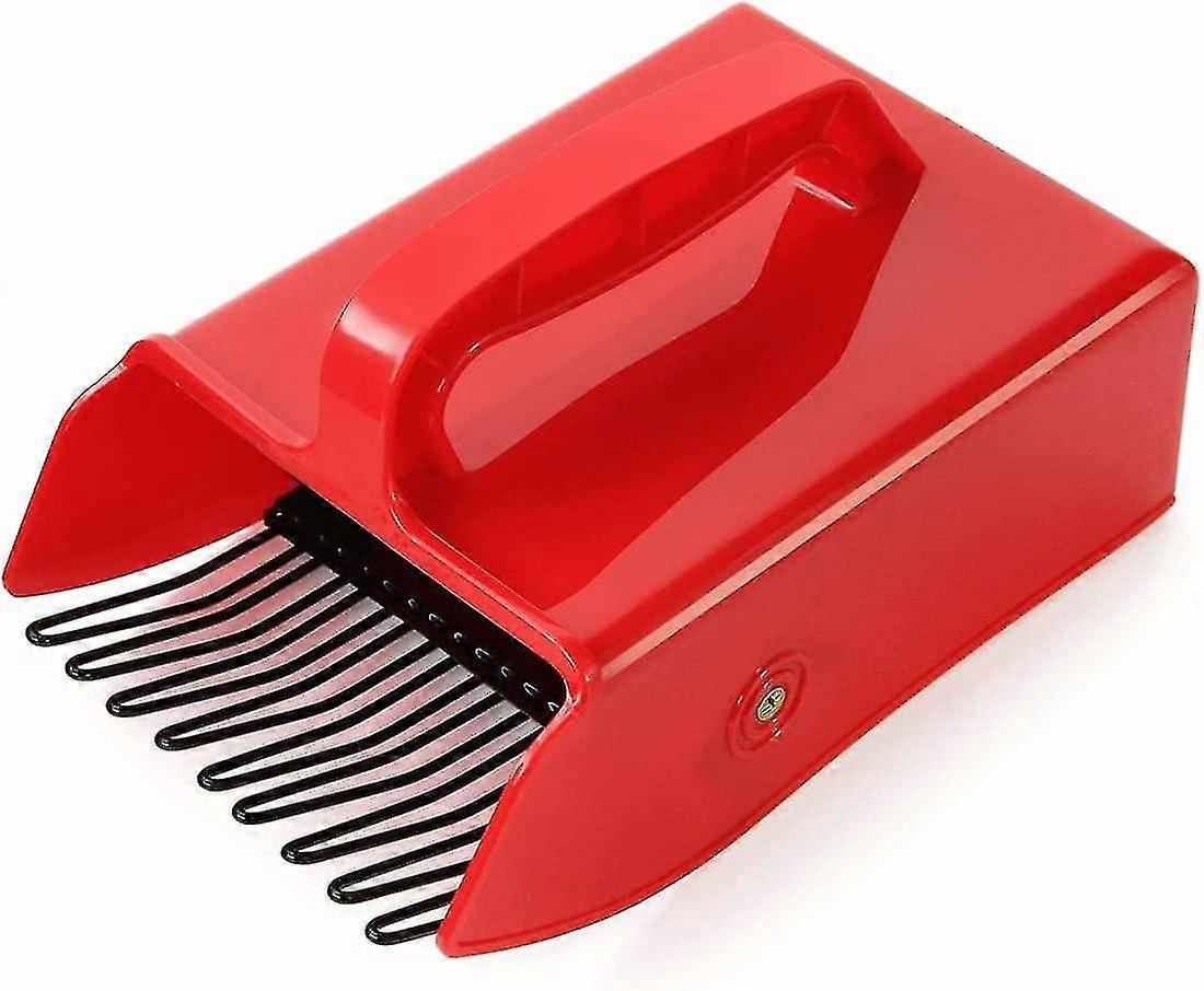 Blueberry Comb - Berry Scoop - Plastic Berry Picker Tools For Picking (red)