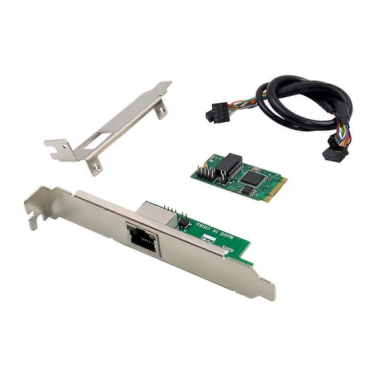 St7300 I210at M.2 B + m Single-Port-Gigabit-Kupfer-Lan-Industrieserver-Multifunktions-Utility-Network-Karte