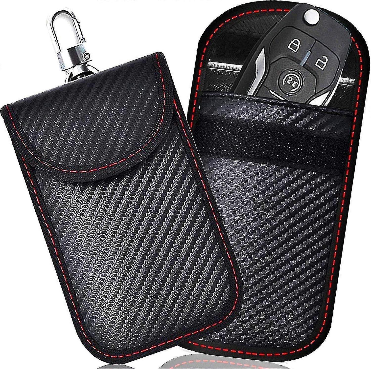 Faraday Key Fob Protector (2 Pack) Faraday Sacs Car Key Signal Blockin